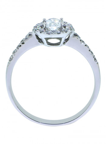 0.65 Ct Diamond Halo Ring