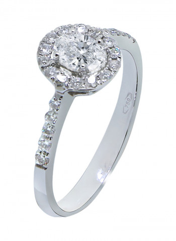 0.65 Ct Diamond Halo Ring
