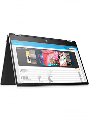 Pavilion x360 15-DQ1003 Convertible 2-In-1 Laptop With 15.6-Inch Touchscreen Display, Core i7 10510U Processer/16GB RAM/512GB SSD/Intel UHD Graphics Platinum Silver