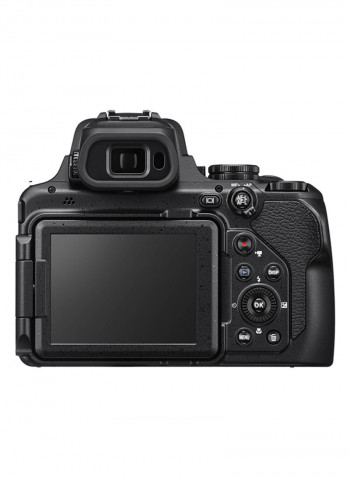 Coolpix P1000 Point And Shoot Camera 125x Wide Optical Zoom-NIKKOR ED Glass Lens 16MP With Vari-angle LCD Screen, Built-in Wi-Fi And Bluetooth