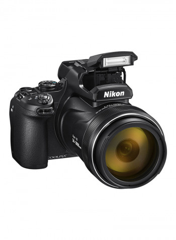 Coolpix P1000 Point And Shoot Camera 125x Wide Optical Zoom-NIKKOR ED Glass Lens 16MP With Vari-angle LCD Screen, Built-in Wi-Fi And Bluetooth