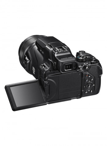 Coolpix P1000 Point And Shoot Camera 125x Wide Optical Zoom-NIKKOR ED Glass Lens 16MP With Vari-angle LCD Screen, Built-in Wi-Fi And Bluetooth