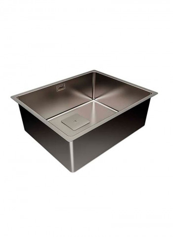Flexlinea Rs15 50.40 Pvd Titanium 3-In-1 Installation Stainless Steel Sink With One Bowl Titanium 540x440x200mmmm