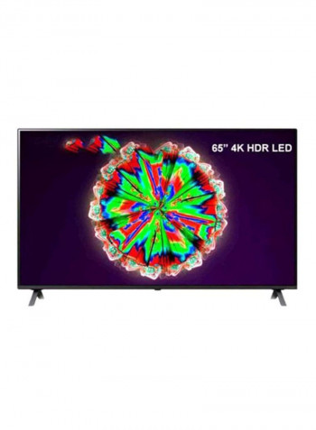 65-Inch NanoCell 8 Series WebOS 4K HDR Smart LED TV (2020) 65NANO80VNA Black