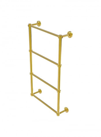 Dottingham Collection 4-Tier Ladder Towel Bar Gold 5.3x24x34inch