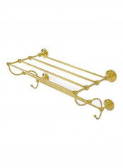 Train Rack Towel Shelf Gold 36inch