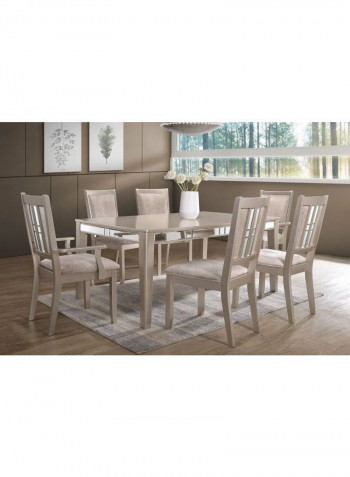7-Piece Claribel Dining Set Grey