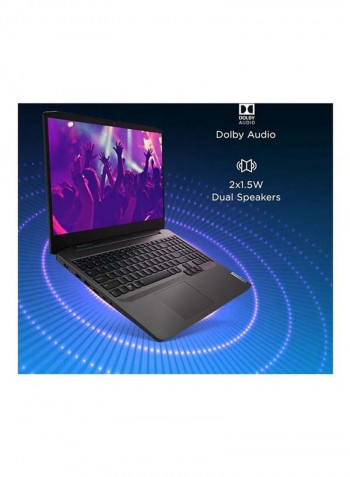 IdeaPad Gaming 3 Laptop With 15-Inch FHD Display/Ryzen 7-4800H Processer/8GB RAM/512GB SSD/4GB Nvidia GeForce GTX 1650Ti Graphics Card Onyx Black