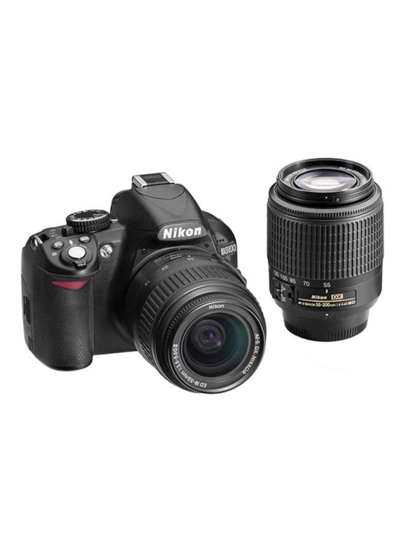 D3100 DSLR Camera With 18-55mm/55-200mm Lens
