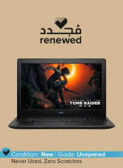Renewed - G3 3579 (2019) Gaming Laptop With 15.6-Inch Display, Intel Core i5 Processor/8th Gen/16GB RAM/1TB SSD+HDD/4GB Nvidia GeForce GTX Series 1050 Graphics With English/Arabic Keyboard Black