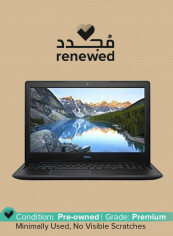 Renewed - Premium G3 (2019) Gaming Laptop With 15.6-Inch Display, Intel Core i5 Processor/8th Gen/16GB RAM/128GB SSD + 1TB HDD/4GB Nvidia GTX Series 1050Ti Graphics With English/Arabic Keyboard Black