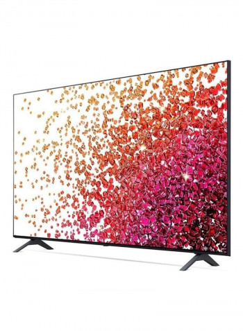 NanoCell TV 65 inch NANO75 Series, 4K Active HDR, WebOS Smart ThinQ AI 65NANO75VPA.FU Black
