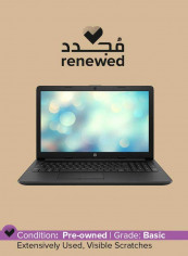 Renewed - HP 15-DB1200NY Laptop With 15.6-Inch Display AMD Ryzen 7-3700U Processor/Win 10/8GB RAM/1TB HDD/AMD Radeon RX Vega 10 Graphics Black Black