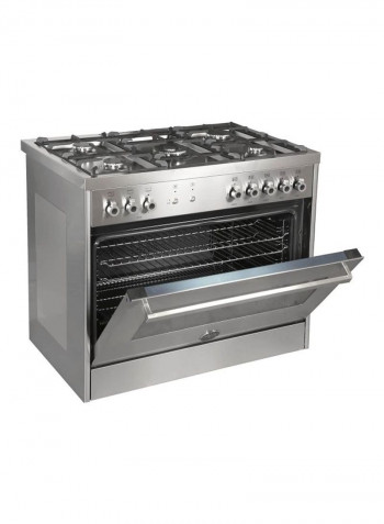 5-Burner Cooking Range PRO905GGVLXC Silver/Black