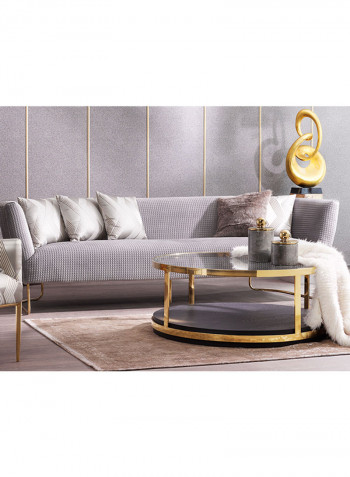 Florence 4-Seater Sofa Set Grey