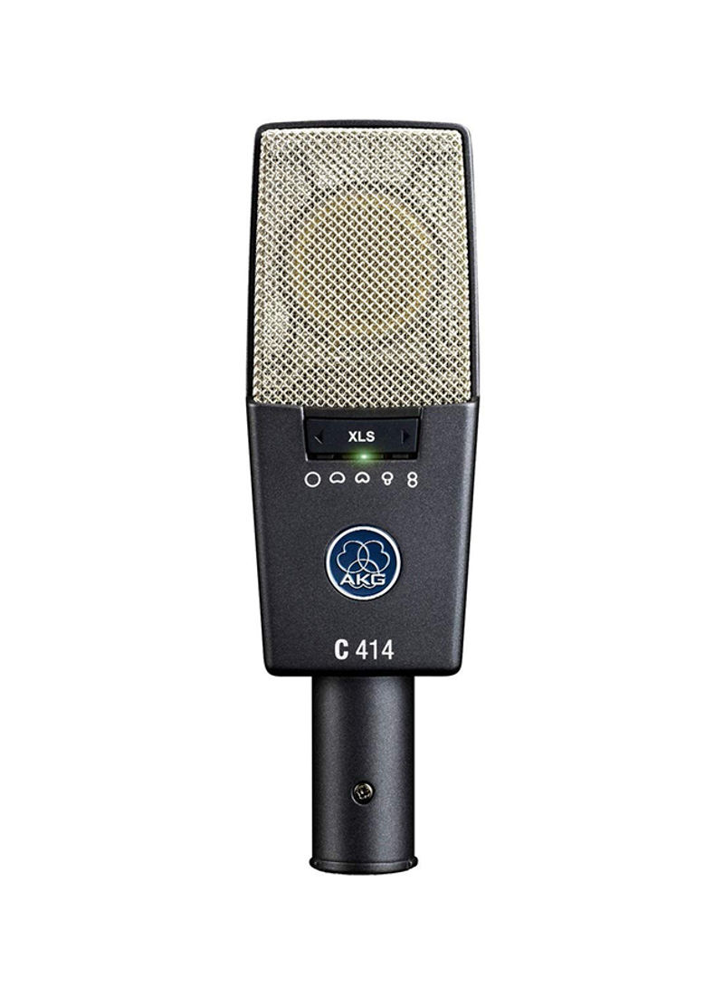 Reference Multipattern Condenser Microphone C414 XLS Black