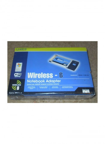 Linksys Wireless-B Notebook Adapter 9.2 x 6.1 x 1.8inch Black