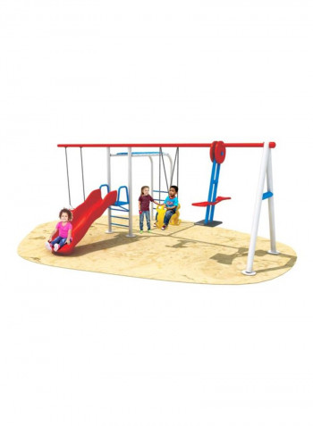 Slide Swing And Glide Playset 380x400x200cm
