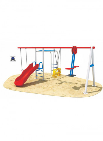 Slide Swing And Glide Playset 380x400x200cm