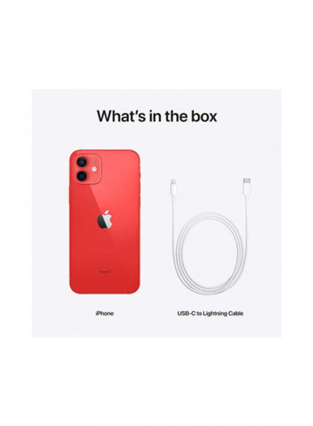 iPhone 12 With Facetime 256GB (Product) Red 5G - International Specs