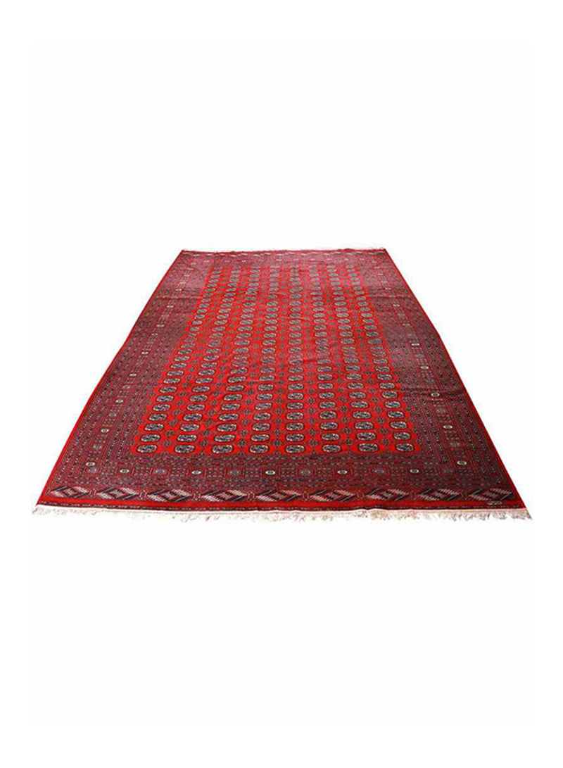 Al Fuad Vegetable Dyed Bokhara Iranian Woollen Carpet Multicolour 370x275cm