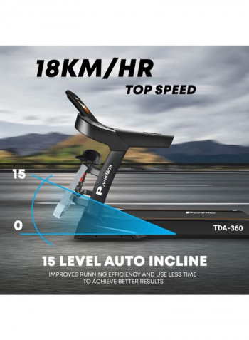 Motorized Multifunction Treadmill 136x83cm