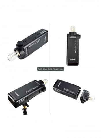 Pocket Camera Mini TTL Speedlight 16.8x7.5x7centimeter Black
