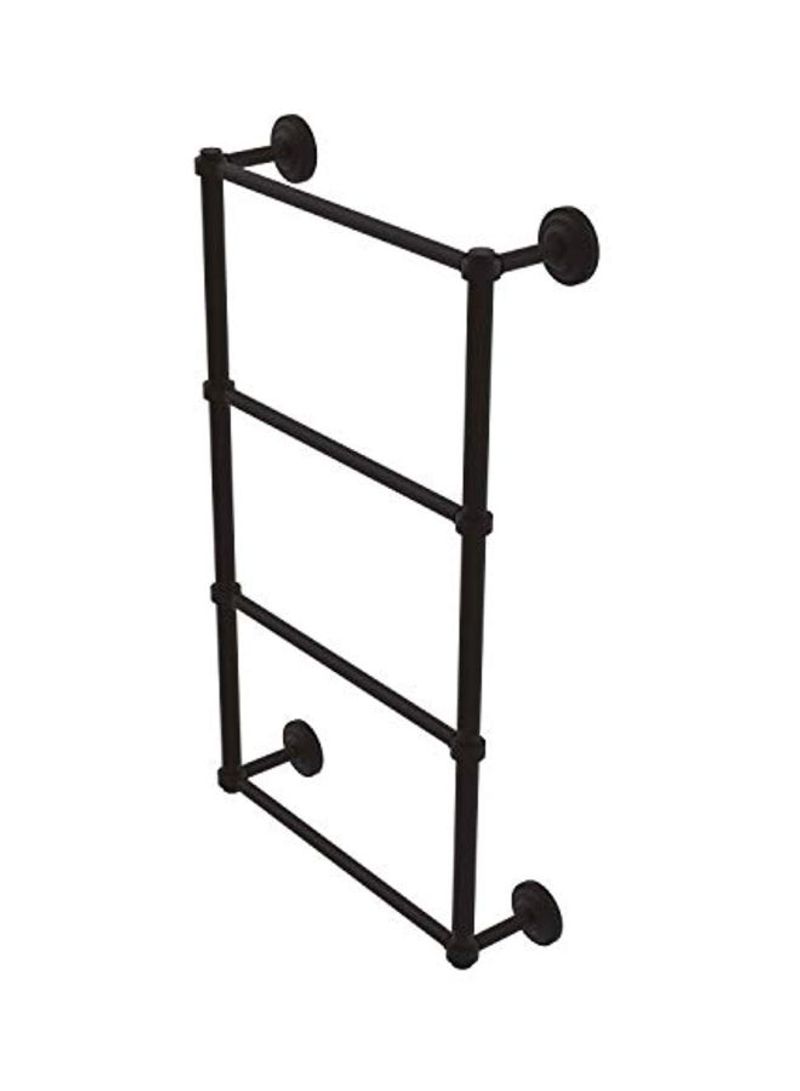 Que New Collection Ladder Towel Bar Black 30inch