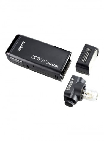 Witstro TTL Speedlite Camera Flash - JP Plug 16.8x7x7.5centimeter Black