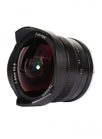 7.5mm f/2.8 Ultra Wide Angle Aspherical Fisheye Manual Focus Lens For Sony Camera Black