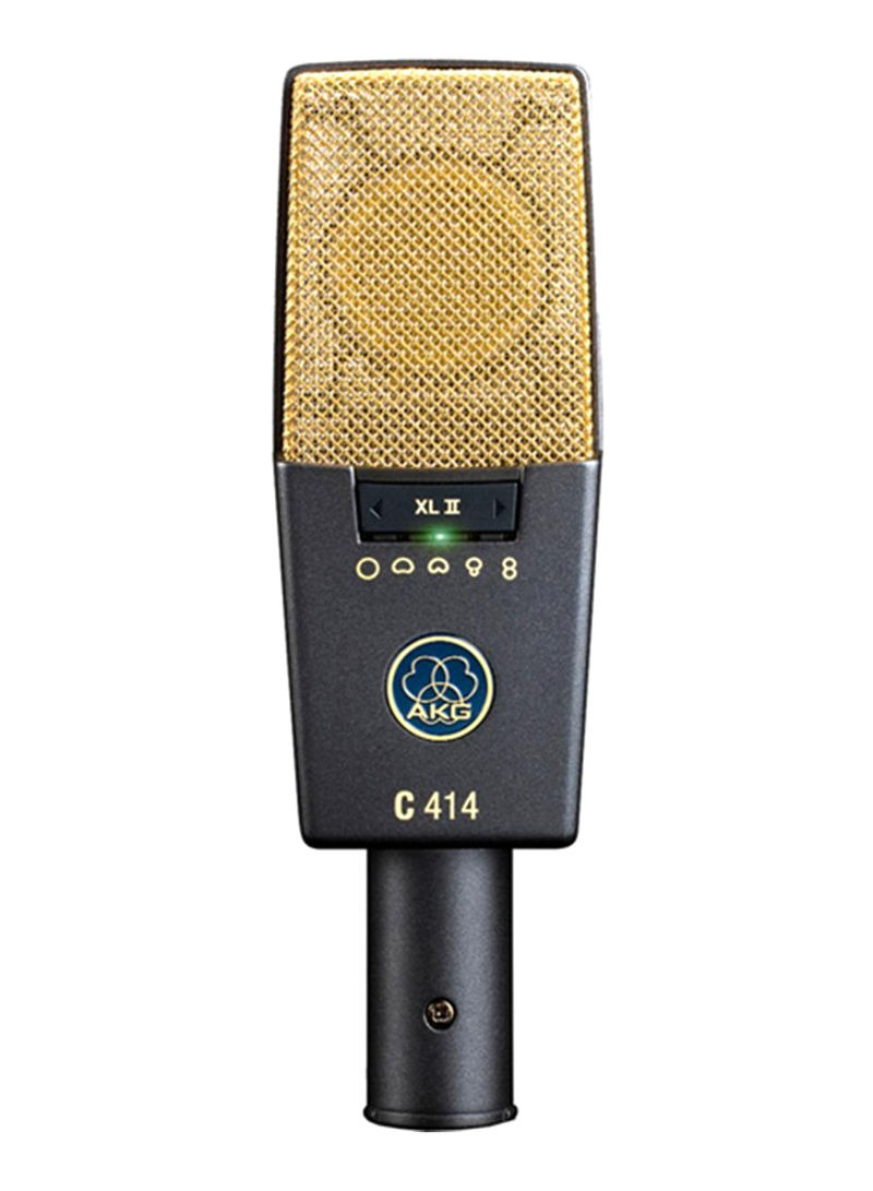 Multiple Pattern Condenser Microphone C414 XLII Matte Black/Gold