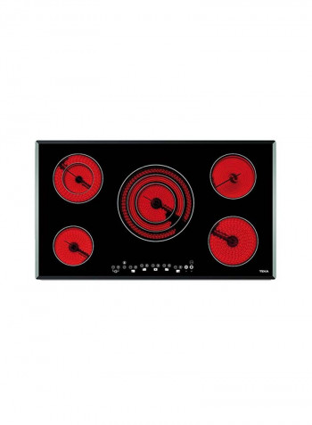 Tr 951 90Cm Vitroceramic Hob With 5 Zones And Touch Control 10210002 Black