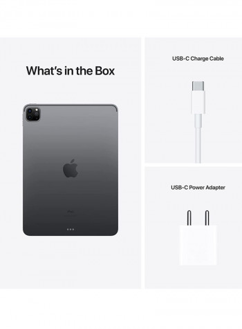 iPad Pro 2021 (3rd Generation) 11-Inch, M1 Chip, 256GB Wi-Fi Space Gray with Facetime - International Specs