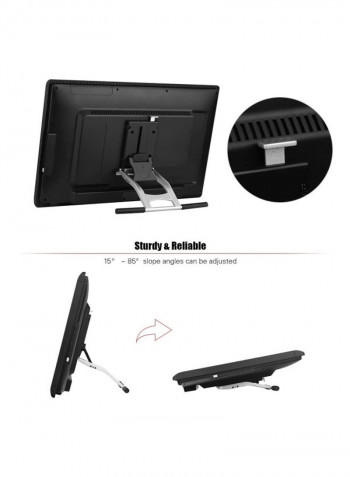IPS Graphic Monitor Drawing Tablet 60.2x38.2x5.3centimeter Black