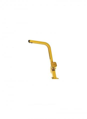 Single Lever Kitchen Tap With Revolutionary Open Spout Concept Brass 1cm