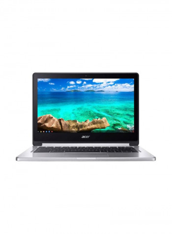 R13 Convertible 2-In-1 Laptop With 13.3-Inch Display, MediaTek Processor/4GB RAM/32GB SSD/PowerVR GX6250 Graphics Silver