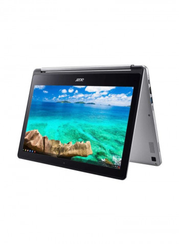 R13 Convertible 2-In-1 Laptop With 13.3-Inch Display, MediaTek Processor/4GB RAM/32GB SSD/PowerVR GX6250 Graphics Silver