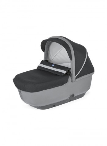 Duo Style Go Stroller With Carrycot - Grey/Black