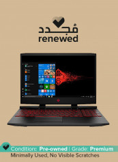 Renewed - Omen 15-dc0010nr (2019) Gaming Laptop With 15.6-Inch Display, Intel Core i5 Processor/8th Gen/12GB RAM/1TB SSD+HDD/4GB Nvidia GeForce GTX 1050Ti Graphics Black