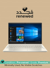 Renewed - Pavilion 15-CS 2020 Laptop With 15.6-Inch Touchscreen Display, Intel Core i5 Processor/10th Gen/16GB RAM/512GB SSD/Intel UHD Graphics With English/Arabic Keyboard Fog Blue