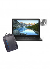 Inspiron 3593 Laptop With 15.6-Inch Display, Core i7 Processor/16GB RAM/512GB SSD/Intel UHD 620 Graphics With Essential Backpack Black
