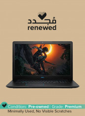 Renewed - G3 3579 5941BLK-PUS Gaming Laptop With 15.6-Inch Display, Intel Core i5 Processor/8th Gen/8GB RAM/128GB SSD+1TB HDD/4GB Nvidia GeForce GTX Series 1050 Graphics With English/Arabic Keyboard Black