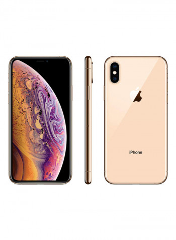 iPhone Xs With FaceTime Gold 512GB 4G LTE - Middle East Region