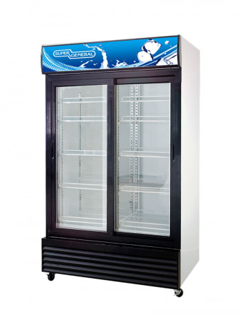 1000L Sliding Door Chiller SGSC1217IS Black/White