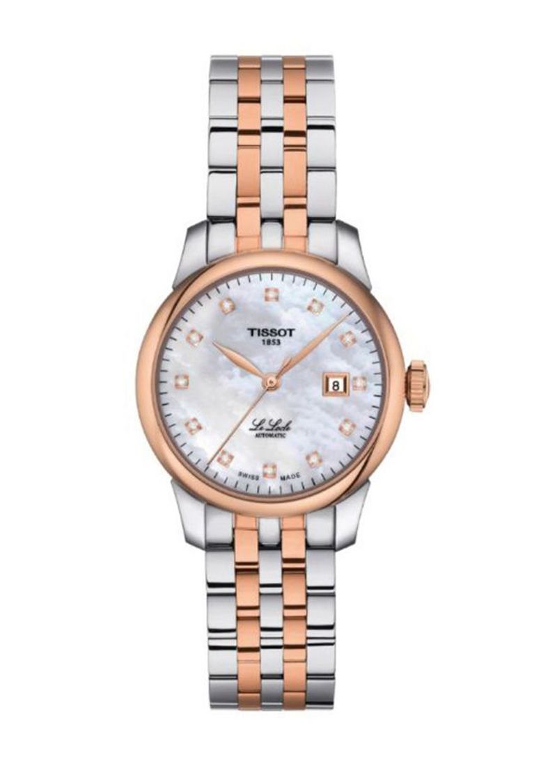 Women's Stainless Steel T-Classic Le Locle Automatic Analog Watch T006.207.22.116.00