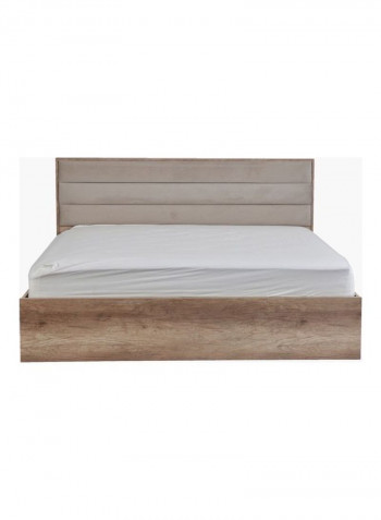 6-Piece King Bedroom Set Beige 180x200cm