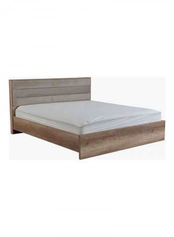 6-Piece King Bedroom Set Beige 180x200cm