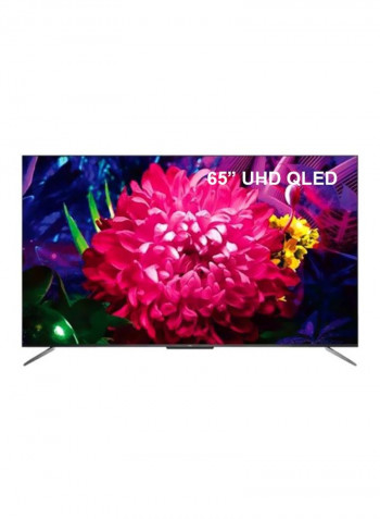 65 Inch QLED Android Smart UHD TV 65C715 Black