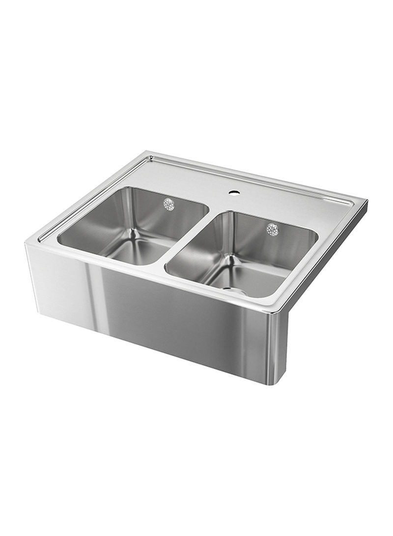Stainless Steel Sink Bowl Red 80x69centimeter