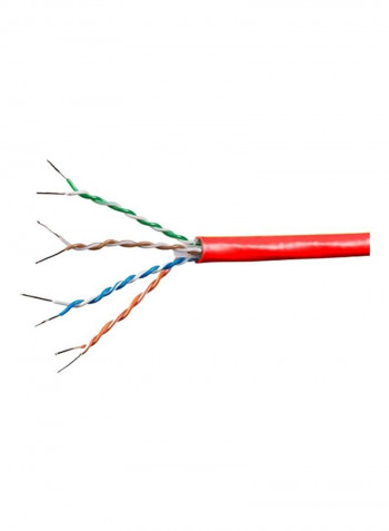 Ethernet Bulk Cable 1000feet Red